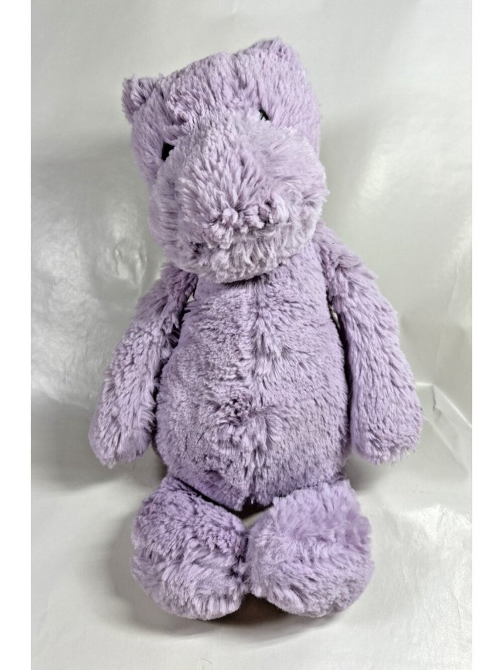 Jellycat Bashful Lilac Purple House Hippo Plush Stuffed Animal Retired